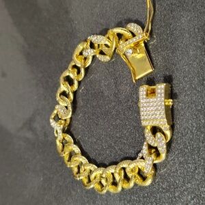 Gold and Silver Chain Bracelet